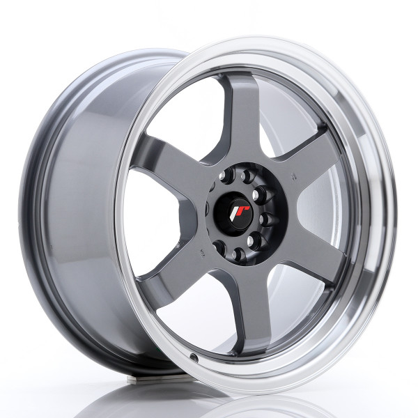 Japan Racing Felge JR12 18x9 ET25 5x114/120 Gun Metal w/Machined Lip