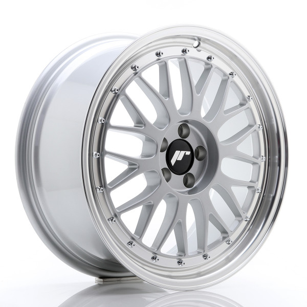 Japan Racing Felge JR23 18x8 ET35 5x100 Hyper Silver w/Machined Lip