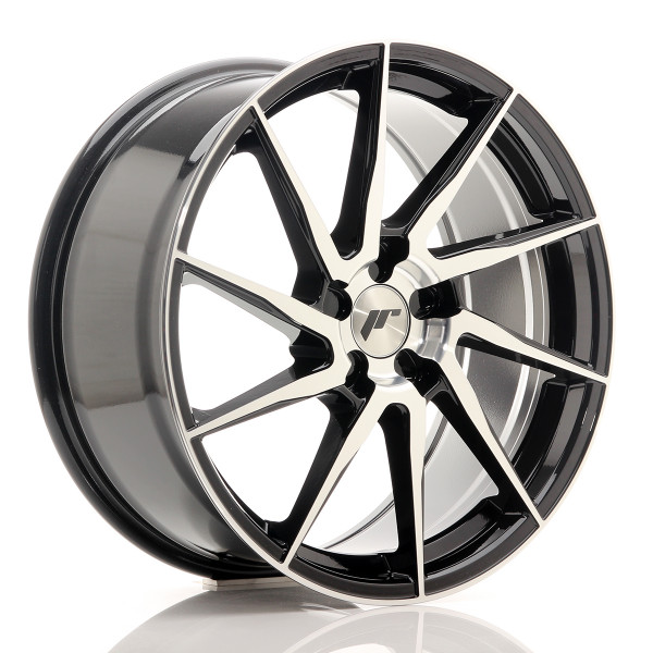 Japan Racing Felge JR36 19x8,5 ET20-50 5H BLANK Gloss Black Machined Face