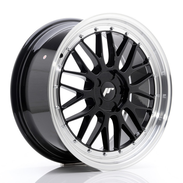 Japan Racing Felge JR23 19x8,5 ET35-50 5H BLANK Gloss Black w/Machined Lip