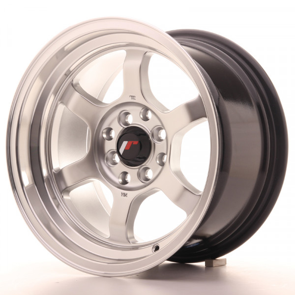 Japan Racing Felge JR12 15x8,5 ET13 4x100/114 Hyper Silver w/Machined Lip