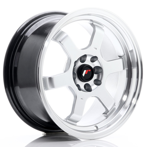 Japan Racing Felge JR12 16x8 ET15 4x100/114 Hyper Silver w/Machined Lip