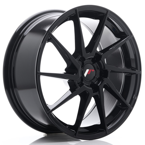 Japan Racing Felge JR36 18x8 ET20-52 5H BLANK Gloss Black