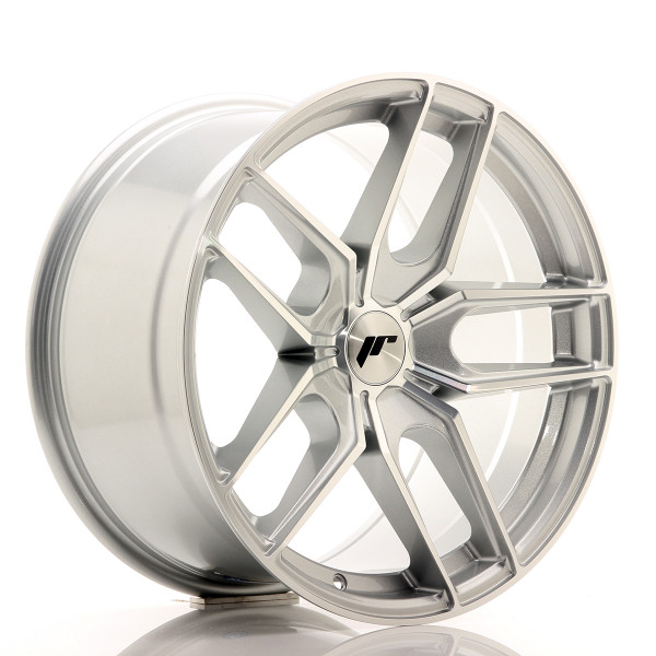 Japan Racing Felge JR25 18x9,5 ET20-40 5H BLANK Silver Machined Face