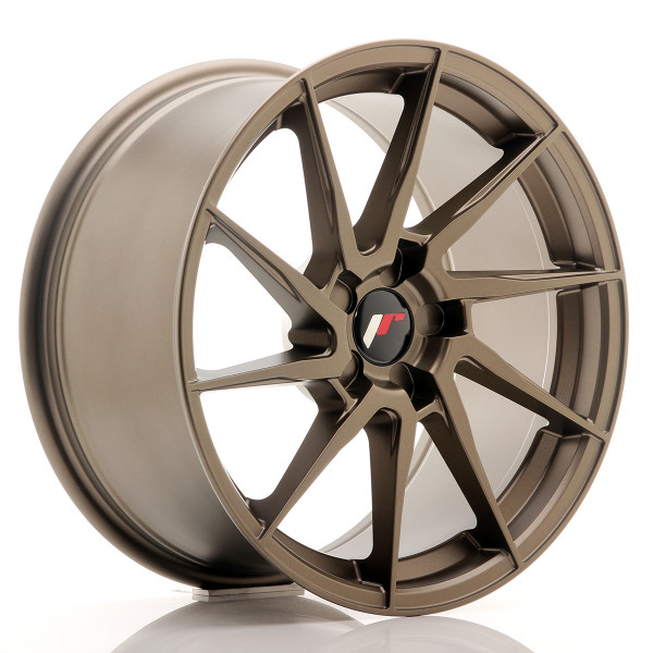 Japan Racing Felge JR36 18x9 ET20-48 5H BLANK Matt Bronze