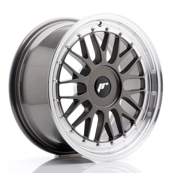 Japan Racing Felge JR23 17x8 ET20-45 BLANK Hyper Gray w/Machined Lip