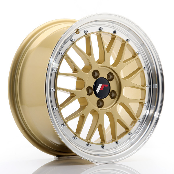 Japan Racing Felge JR23 17x8 ET35 5x100 Gold w/Machined Lip