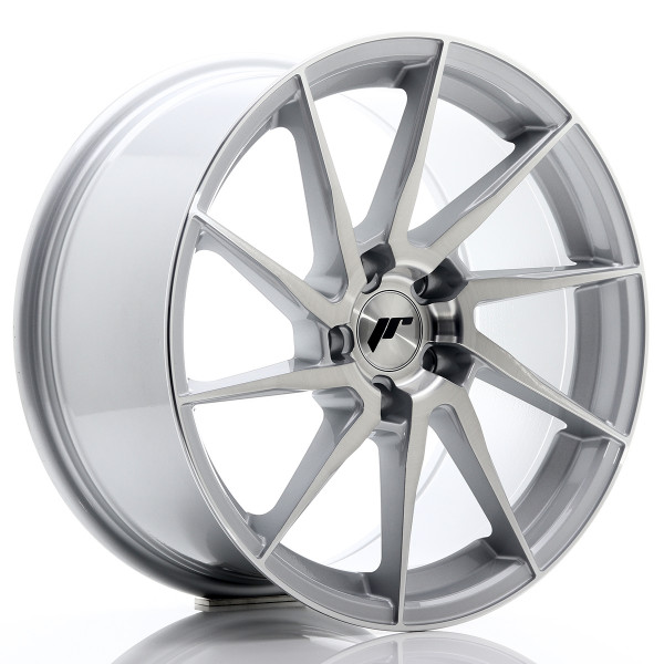 Japan Racing Felge JR36 18x9 ET35 5x120 Silver Brushed Face