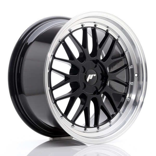 Japan Racing Felge JR23 19x9,5 ET20-48 5H BLANK Gloss Black w/Machined Lip