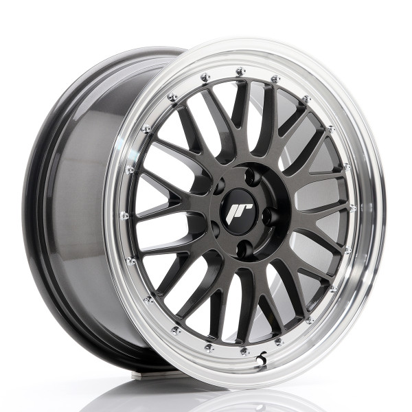 Japan Racing Felge JR23 18x8 ET40 5x112 Hyper Gray w/Machined Lip