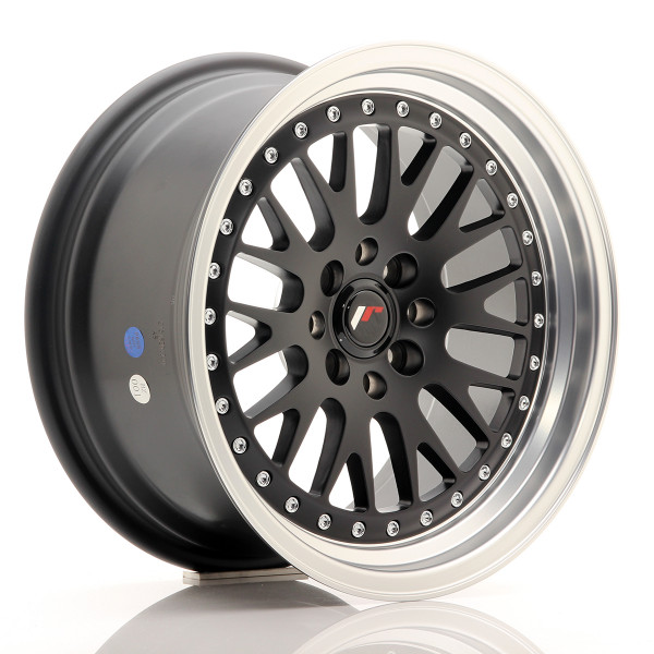 Japan Racing Felge JR10 16x8 ET20 4x100/108 Matt Black w/Machined Lip