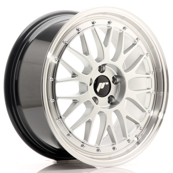 Japan Racing Felge JR23 18x8 ET35 5x100 Hyper Silver w/Machined Lip